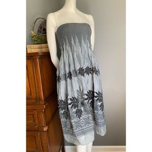 Lapis : convertible grey acorn dress